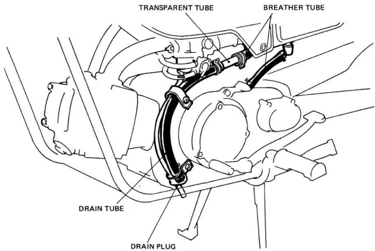TRANSPARENT TUBE BREATHER TUBE DRAIN TUBE DRAIN PLUG