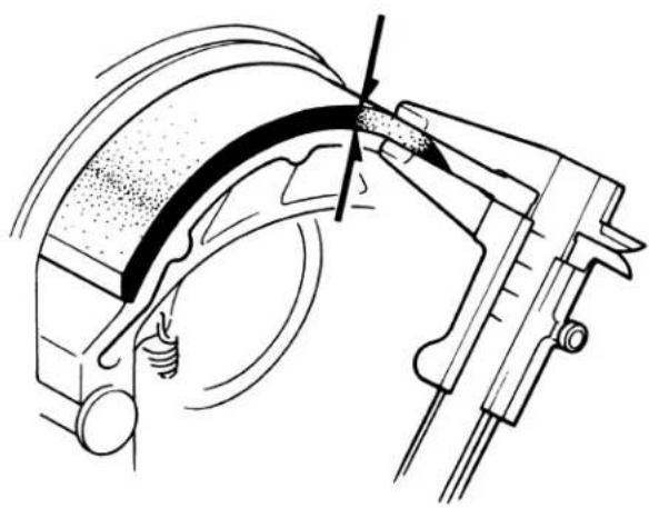 Honda CT90 (1979) - - BRAKE LINIG THICKNESS - 1