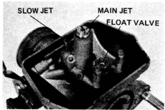 SLOW JET MAIN JET FLOAT VALVE
