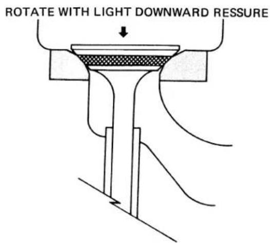 ROTATE WITH LIGHT DOWNWARD RESSURE