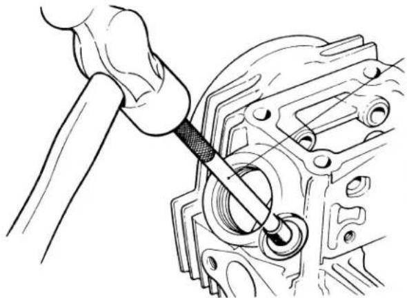 Honda CT90 (1979) - - ROCKER ARM DISASSEMBLY/ASSEMBLY - 7