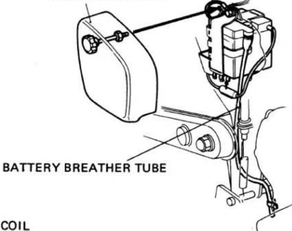 BATTERY BREATHER TUBE COIL
