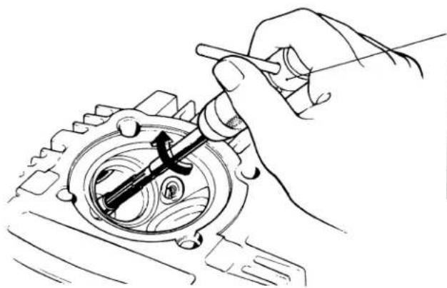 Honda CT90 (1979) - - ROCKER ARM DISASSEMBLY/ASSEMBLY - 8