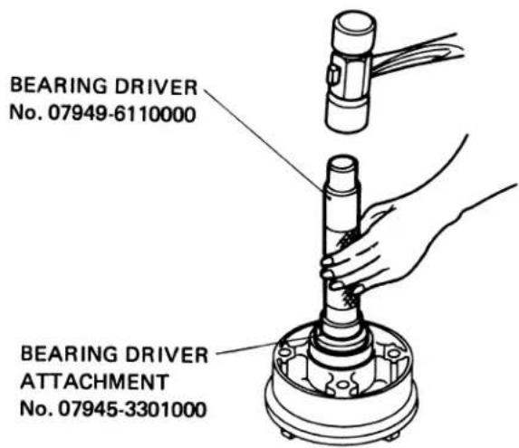 BEARING DRIVER No. 07949-6110000 BEARING DRIVER ATTACHMENT No. 07945-3301000