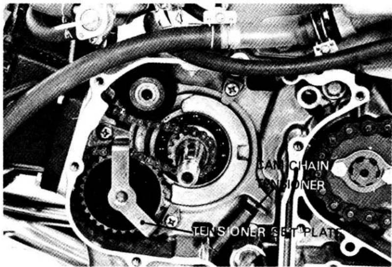CAM CHAIN TENSIONER TENSIONER SET PLATE