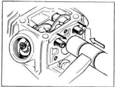 Honda CT90 (1979) - - ROCKER ARM DISASSEMBLY/ASSEMBLY - 2