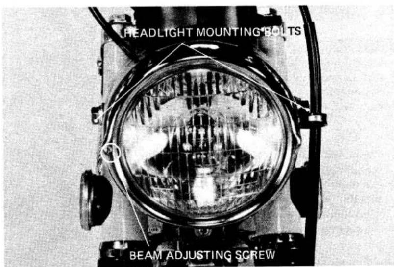 HEADLIGHT MOUNTING BOLTS BEAM ADJUSTING SCREW