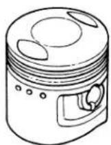 Honda CT90 (1979) - CYLINDER/PISTON - 4