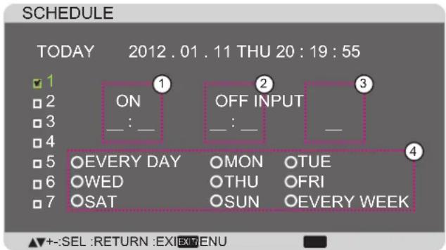 PANASONIC TH-47LFV5W - SCHEDULE - 2