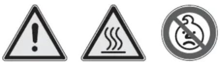 Rösle Memphis Elite - CAUTION! ALWAYS KEEP CHILDREN AWAY FROM THE GRILL! - 1
