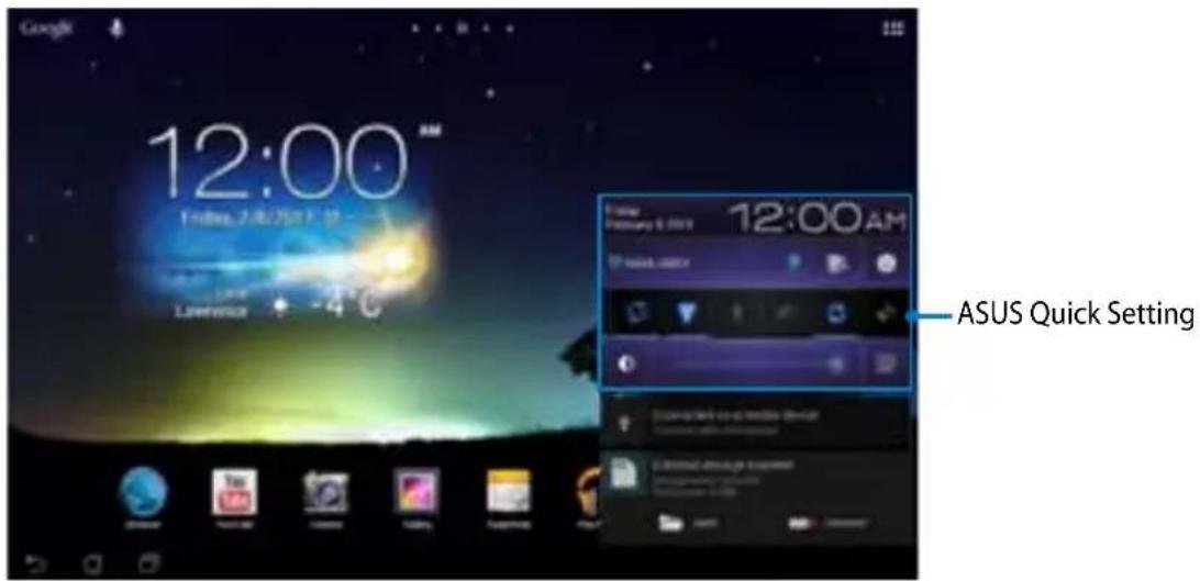 Google 12:00 AM Friday, 2 AM/5 PM 24°C 12:00 AM ASUS Quick Setting