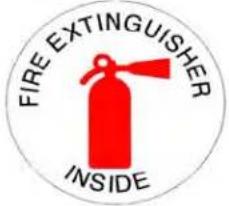 FIRE EXTINGUISHER INSIDE