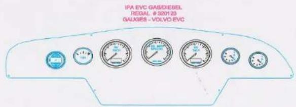 IPA EVC GASDIESEL REGAL # 320123 GAUGES - VOLVO EVC