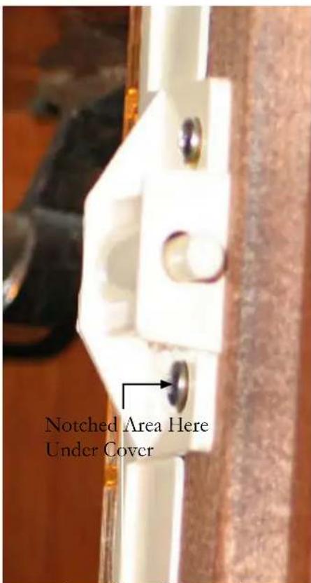 Notched Area Here Under Cover