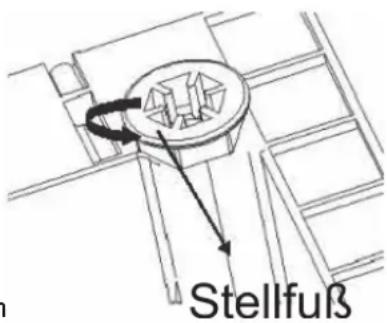 Stellfuß