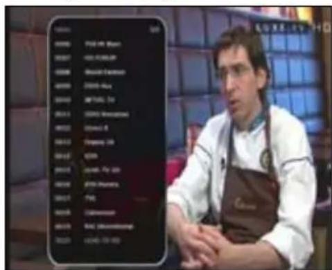 Optibox Gekko HD - Použitie okamžitého zoznamu programov - 1