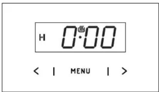 H 0:00 < | MENU | >