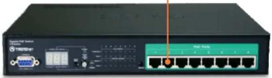TRENDNET TVIP501P - Nutzung des TV-IP501P mit einem PoE-Switch - 1