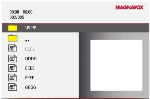 00:00 00:00 002/005 MAGNAVOX \PPPP .. CCCC DDDD EEEE FFFF GGGG