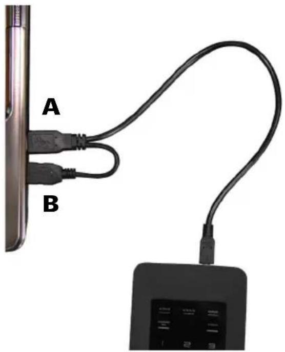 Digittrade 2.5” SATA 500GB HDD - Connecting to a USB 1.1 Port - 1