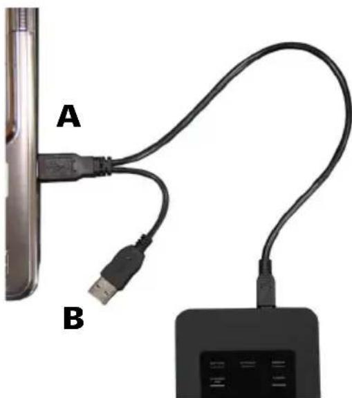 Digittrade 2.5” SATA 500GB HDD - Anschluss an den USB 2.0 - Steckplatz - 1