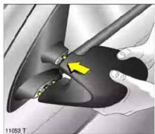 OPEL Corsa (2005) - Asphärisch gewölbter Außenspiegel \* - 1