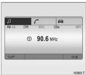 FM AS [TP] REG CDin MP3 ① 90.6 MHz 19.5° 19.36 16363 T