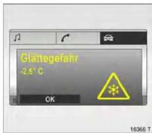 Glattegefahr -2.5 °C OK 16366 T