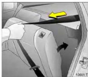 OPEL Astra (2003) - Hinterer mittlerer Sitz - 9