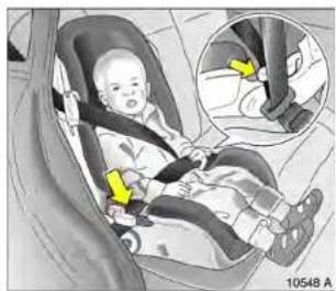 OPEL Astra (2003) - Kindersicherheitssitz ausbauen - 26