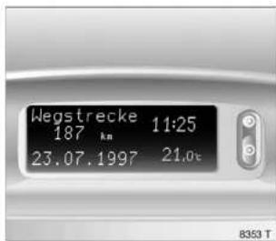 Wegstrecke 187 km 11:25 23.07.1997 21.00 8353 T