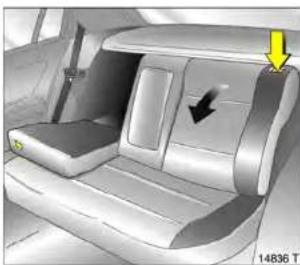 OPEL Astra (2003) - Hinterer mittlerer Sitz - 8