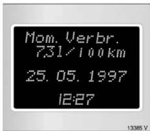 Mom. Verbr. 731/100km 25. 05. 1997 12:27