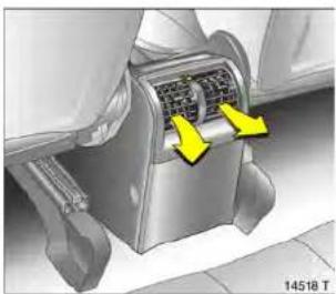 OPEL Zafira (2004) - Mittlere und seitliche (1) Belüftungsdüsen - 7