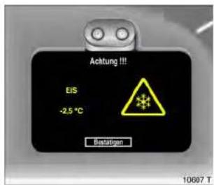Achtung !!! EIS -2.5 °C Bestätigen 10697 T