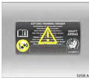 ACH'UNG / WEARING / STANDER Smart Airbag 12106 A