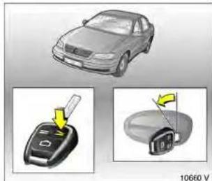 OPEL Omega (2002) - mechanische Diebstahlsicherung Sichern - 1