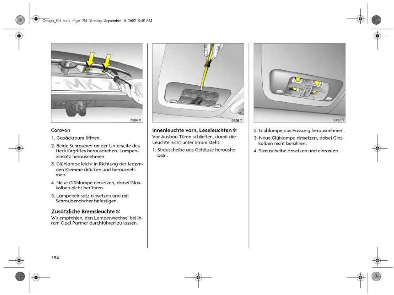OPEL Omega (2002) - Nebelscheinwerfer \* - 29