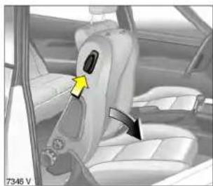 OPEL Omega (2002) - Lehneneinstellung - 14