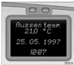 Aussen temp. 21.0 °C 25. 05. 1997 12:27