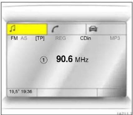 FM AS [TP] REG CDin MP3 ① 90.6 MHz 19,5° 19:36