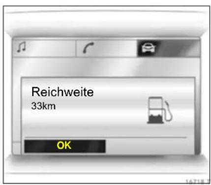 Reichweite 33km OK