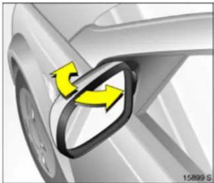 OPEL Tigra TwinTop (2009) - Asphärisch gewölbter Außenspiegel \* - 1