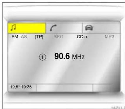 FM AS [TP] REG CDin MP3 ① 90.6 MHz 19,5° 19:36