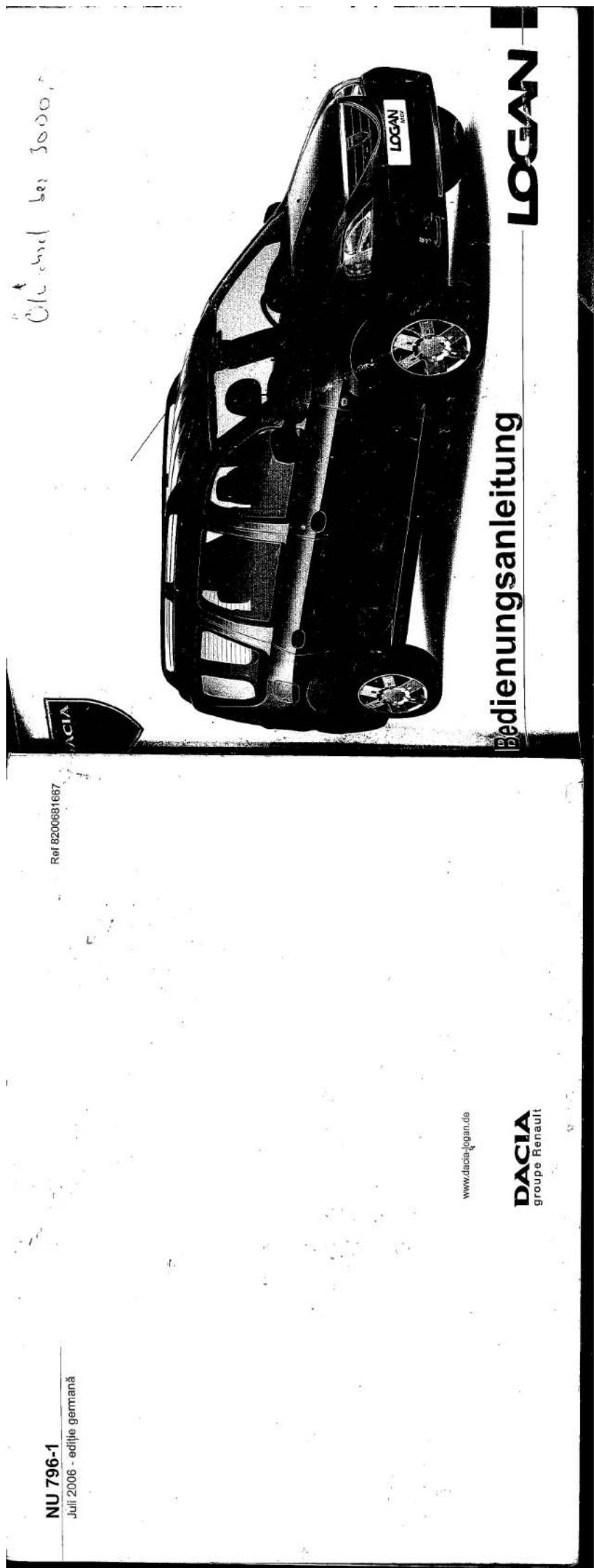 LOGAI Bledienungsanleitung LOGAI LOGAI AICIA Rat 8200691667 www.daca-Logai.de DACA Gruppe Renault Juli 2006 - edite germana NU 796-1