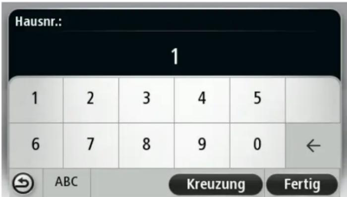 Hausnr.: 1 1 2 3 4 5 6 7 8 9 0 ← ABC Kreuzung Fertig