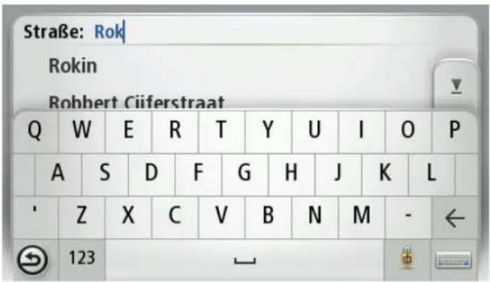 Straße: Rok Rokin Robbert Ciiferstraat Q W E R T Y U I O P A S D F G H J K L ' Z X C V B N M - ← 123
