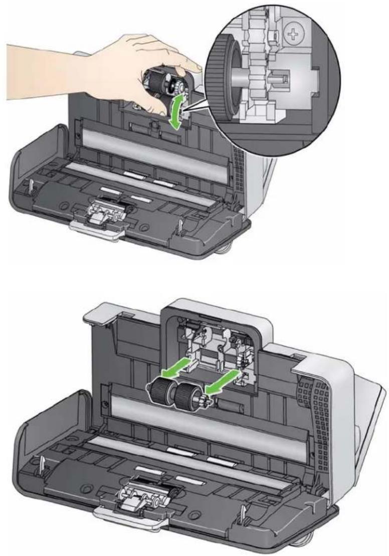 KODAK ScanMate i1180L - Reinigung der Trennrolle - 8