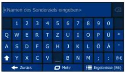 BLAUPUNKT Travel Pilot 54 1081234550001 - Schnellsuche nach einem Sonderziel - 2
