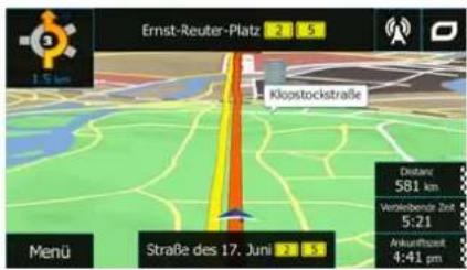 BLAUPUNKT Travel Pilot 54 1081234550001 - Auf der Karte navigieren - 7
